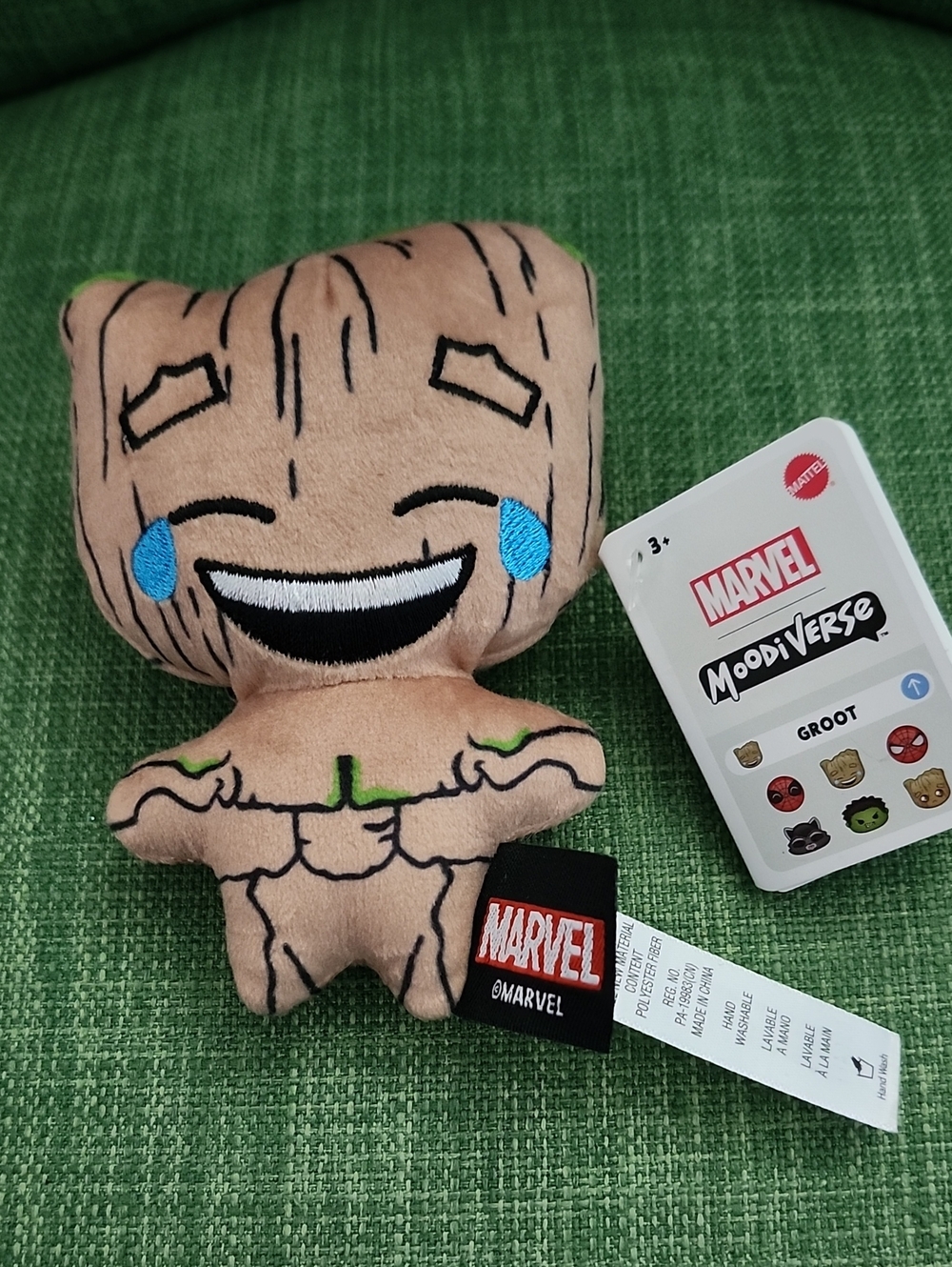 Marvel Moodiverse Groot Plush - Tan and Green